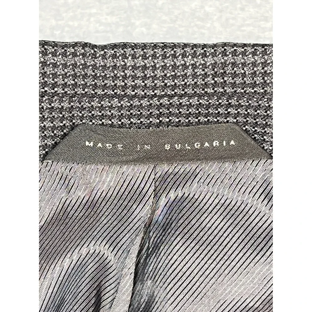 BOSS Hugo Boss The‎ James4 Charcoal Glen Plaid Wool Blend Suit Jacket Blazer 40R